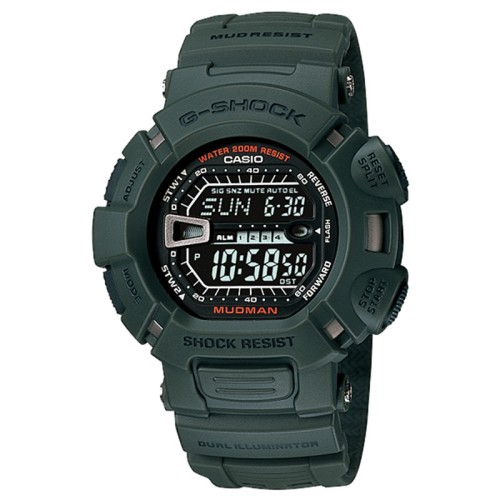 Tali jam g shock mudman online